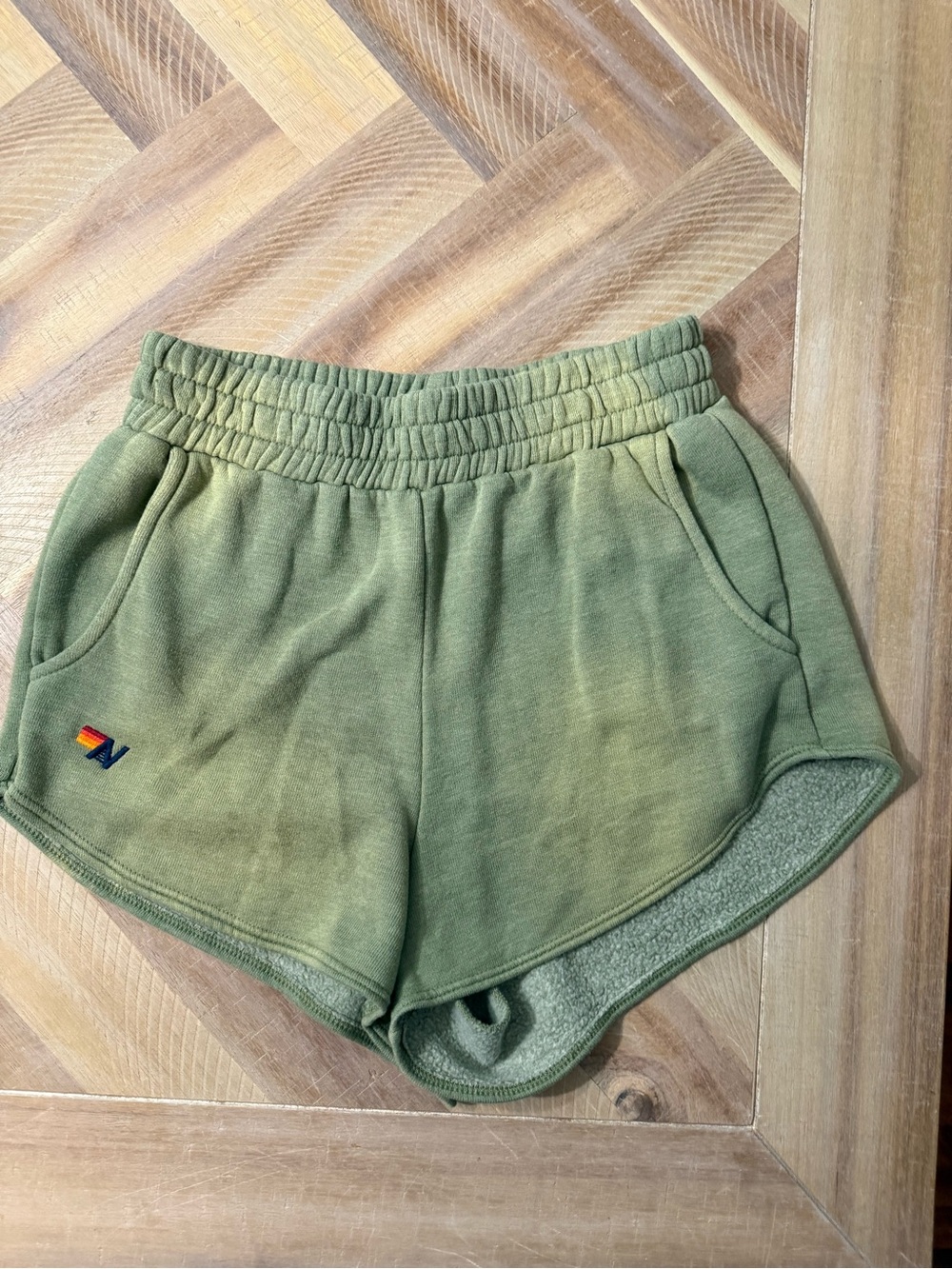 Aviator Nation Olive Green Women's Shorts